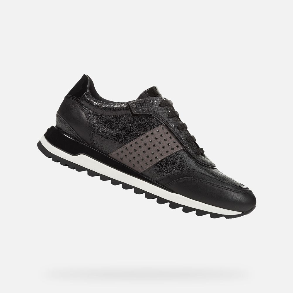 Geox Bayan Spor Ayakkabı Siyah - Tabelya - PMN-497863